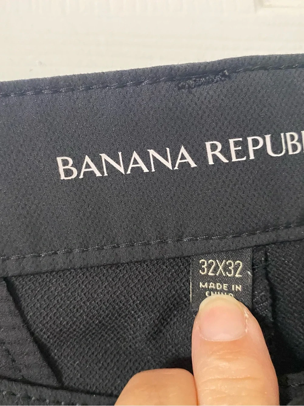 Banana Republic Men's Black Dress Trousers
